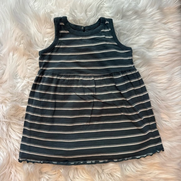 Little co by Lauren Conrad Striped Blue Sleeveless Dress Size 18 Months - Picture 1 of 8